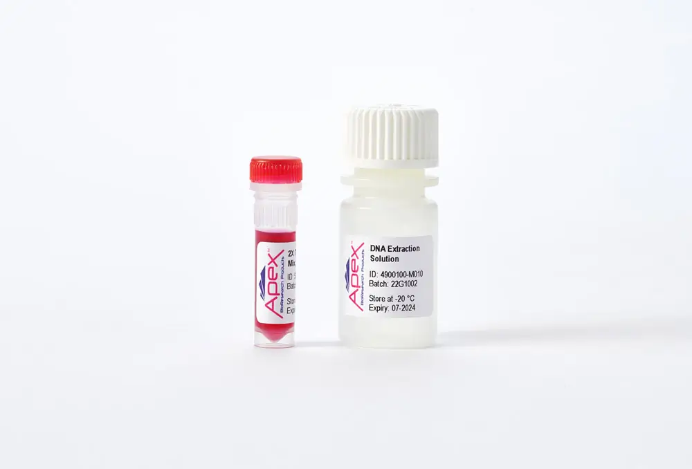 Apex 42-502B Extract-Amp RED PCR Kit, w/ 2X Taq Master Mix Red, 500 Reactions/Unit Primary Image