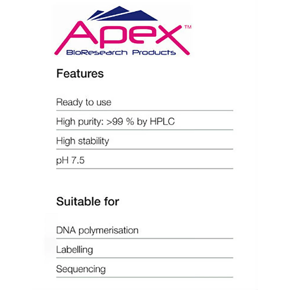 Apex Bioresearch Products 42-404 Apex dNTP Set, 20 x 100