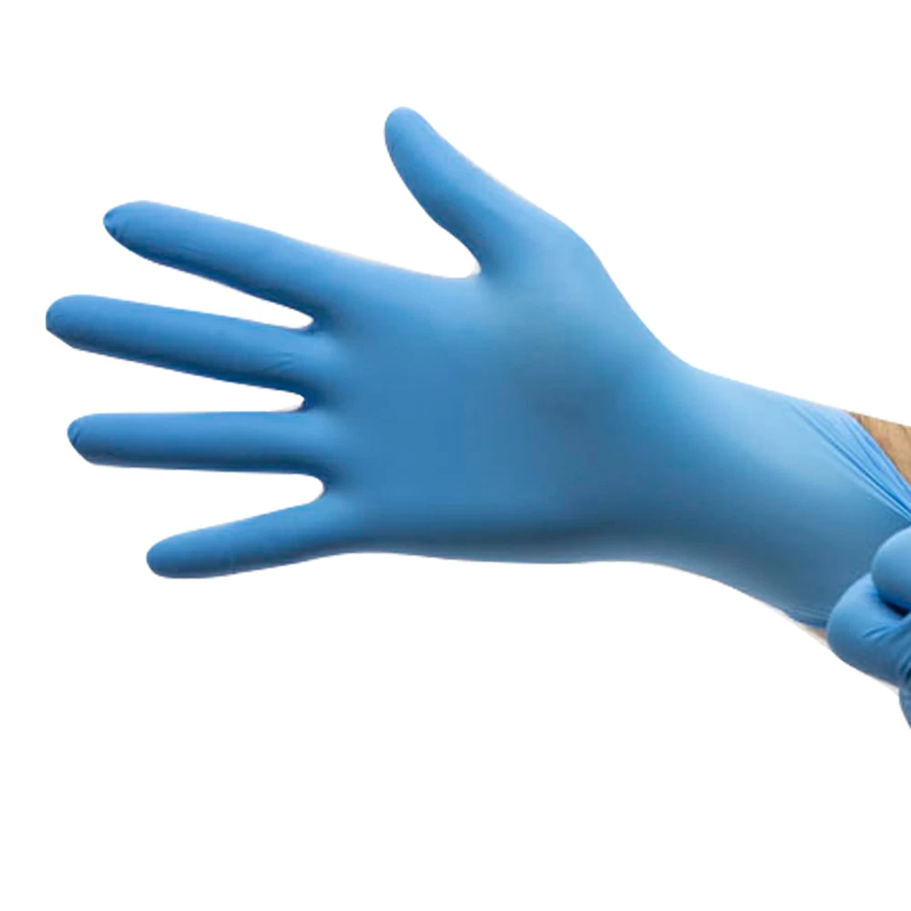 General Electric GG215 Blue Smooth Nitrile Dipped Gloves - Single Pair