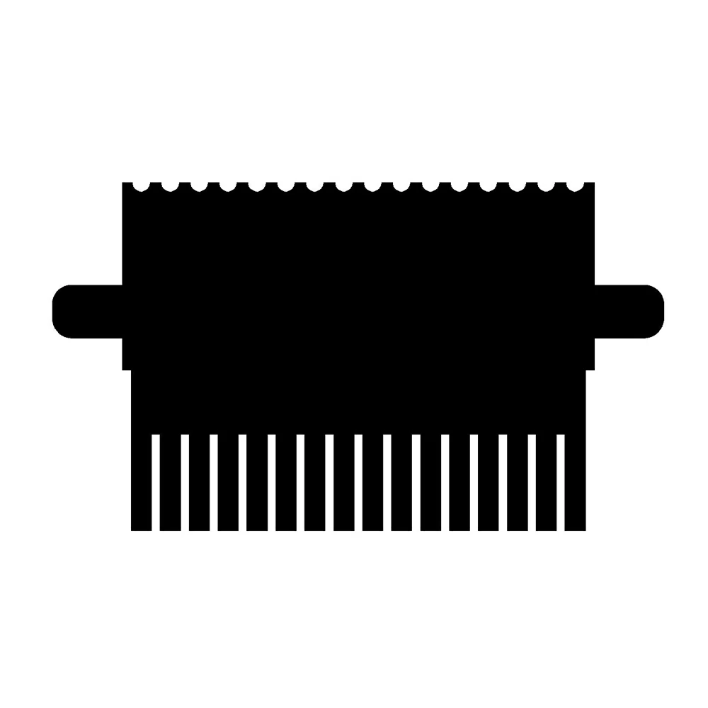 Genesee Scientific 45-108C16S 16 Tooth Comb, 0.75mm Thick, For Mini Vertical Gel Box, 1 Comb/Unit primary image