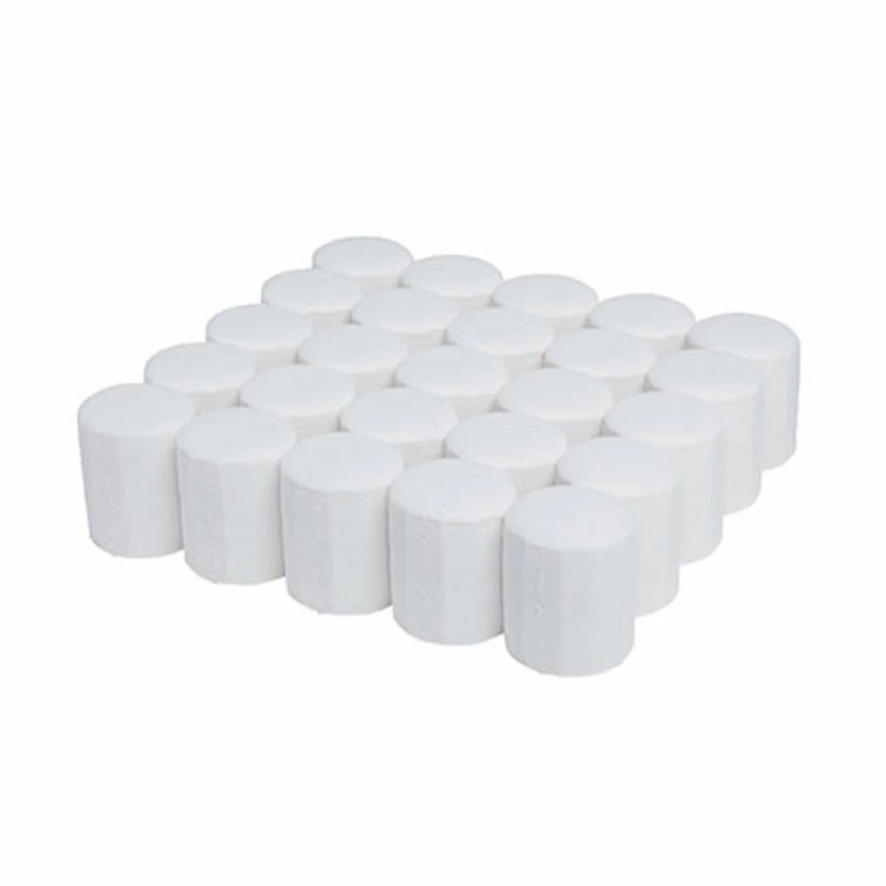 Flystuff 32-116BC Narrow Vials, Bulk Pack (PS), w/ Cotton Balls, Large,  6000 Vials & Closures/Unit - 32-116BC