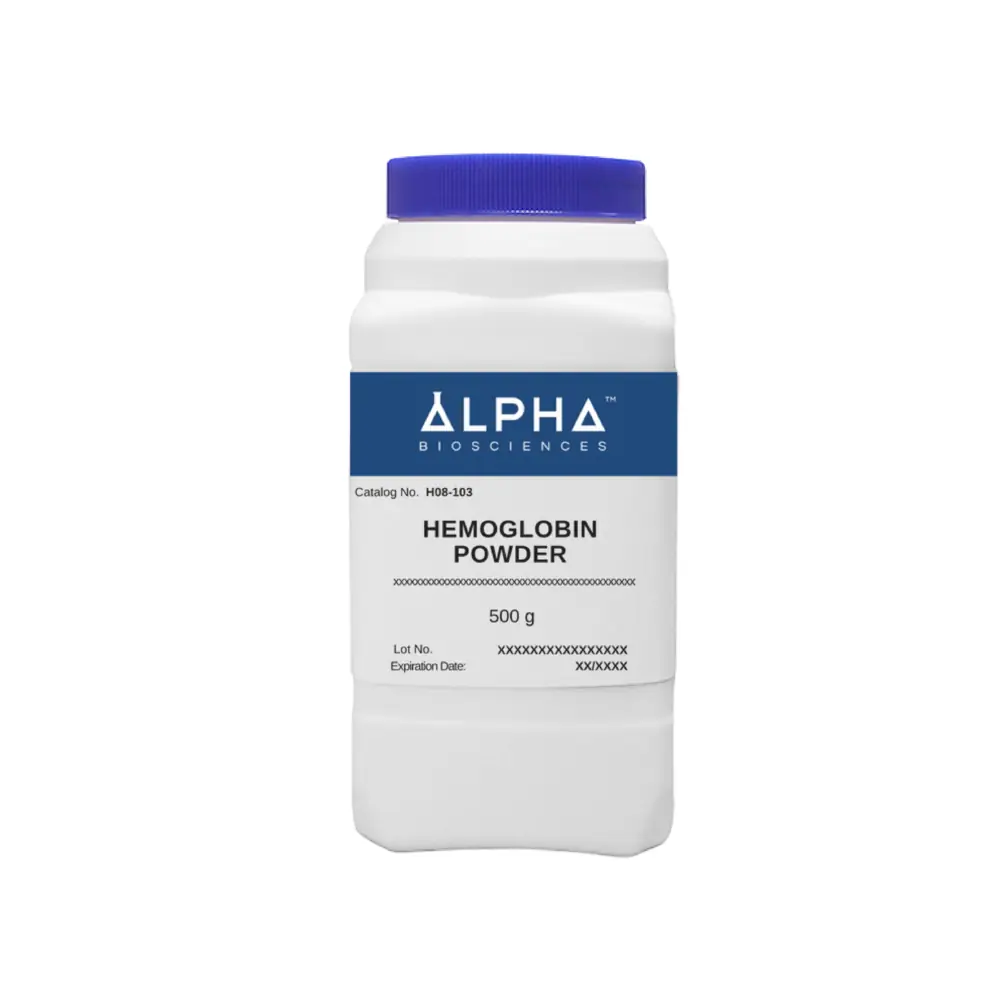 Alpha Biosciences H08-103-10kg Hemoglobin Powder (H08-103) , Alpha Biosciences, 10kg/Unit Primary Image