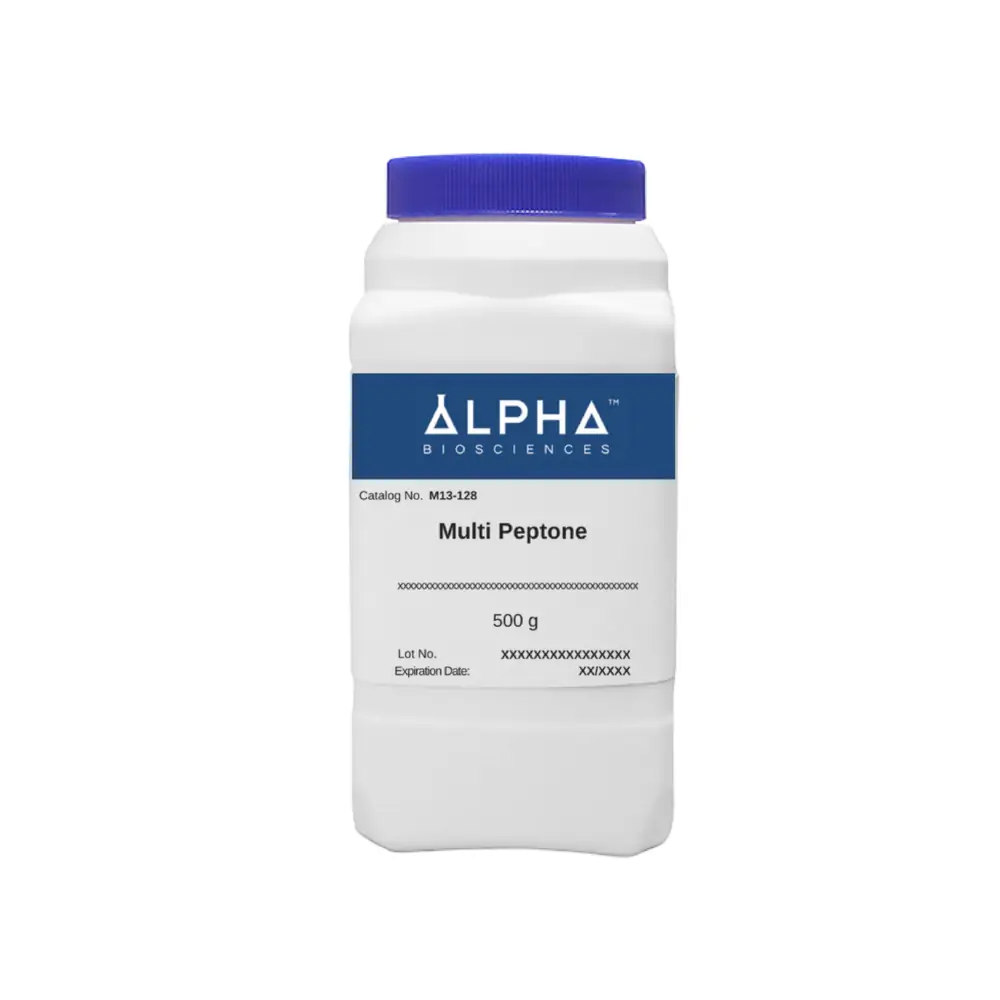 Alpha Biosciences M13-128-500g Multi Peptone (M13-128), Alpha Biosciences, 500g/Unit Primary Image