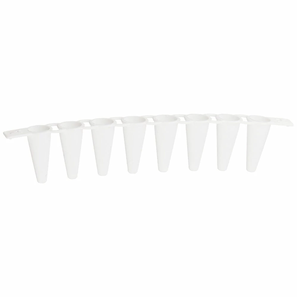 Eppendorf 951022102 Real-Time PCR Tube Strips, No Caps, Masterclear, 10 x 12 Strips/Unit primary image
