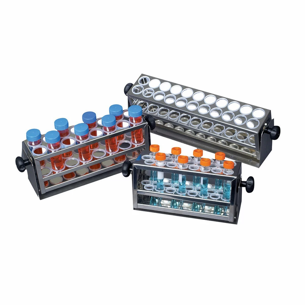 Eppendorf M1289-0020 12-15mm Medium Test Tube Rack, Adj. Angle & Height, 1 Rack/Unit primary image