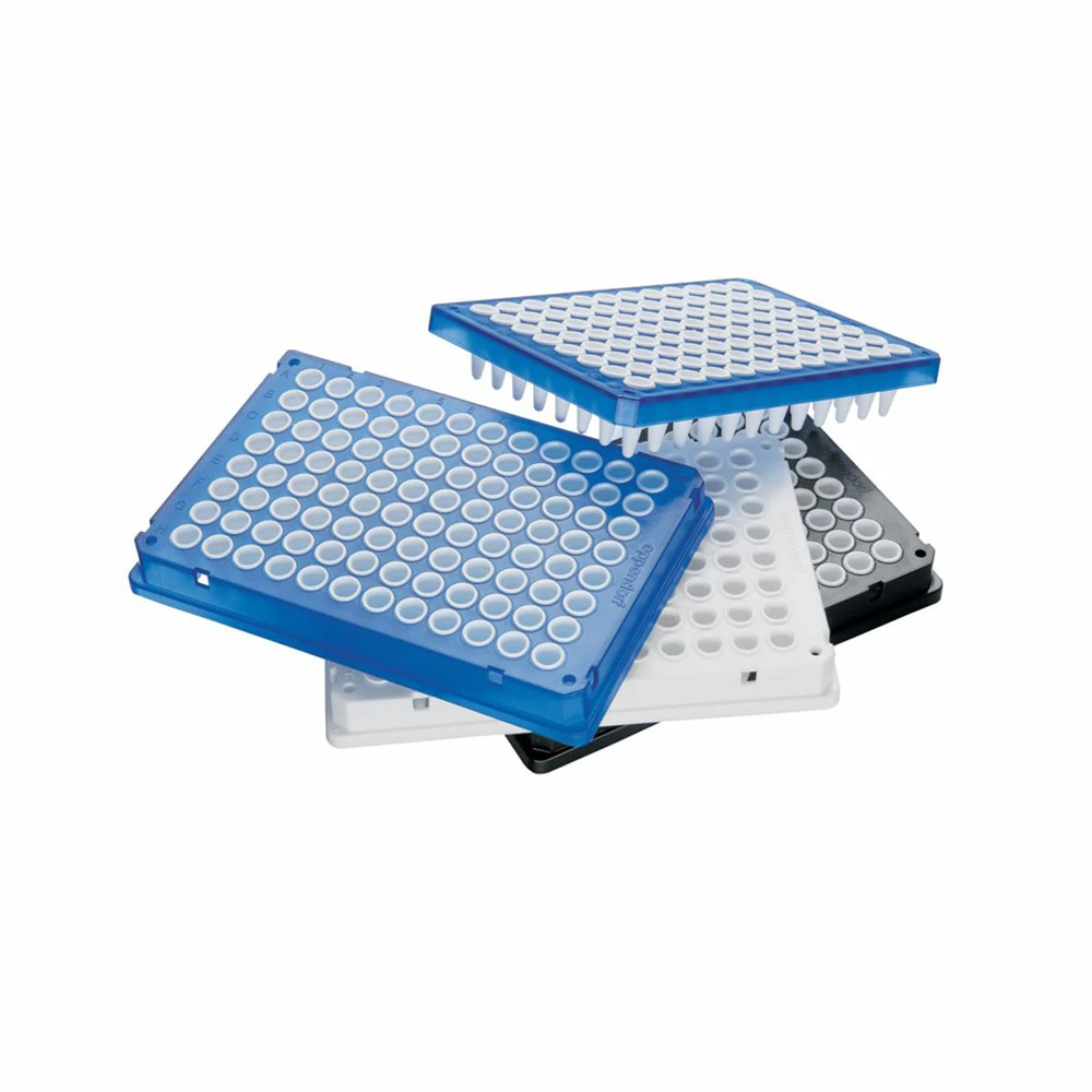 Eppendorf 30132718 twin.tec96 Well RT Plate, Blue, White Wells, Unskirted, 20 Plates/Unit primary image