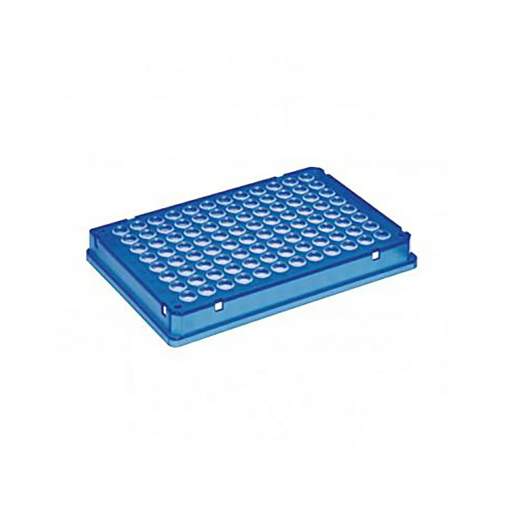 Eppendorf 30129318 twin.tec 96 Well Plates, Blue, Skirted, Individually Wrapped, 10 Plates/Unit primary image