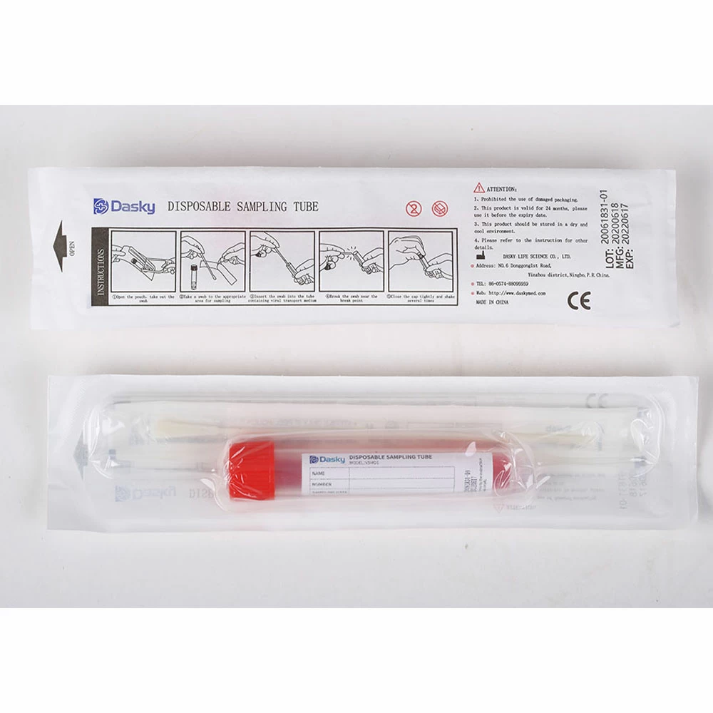 Dasky Medical 88-221KC,  80mm Break, Non-inactivating VTM, 10 x 50 Kits, 500 Kits/Unit primary image