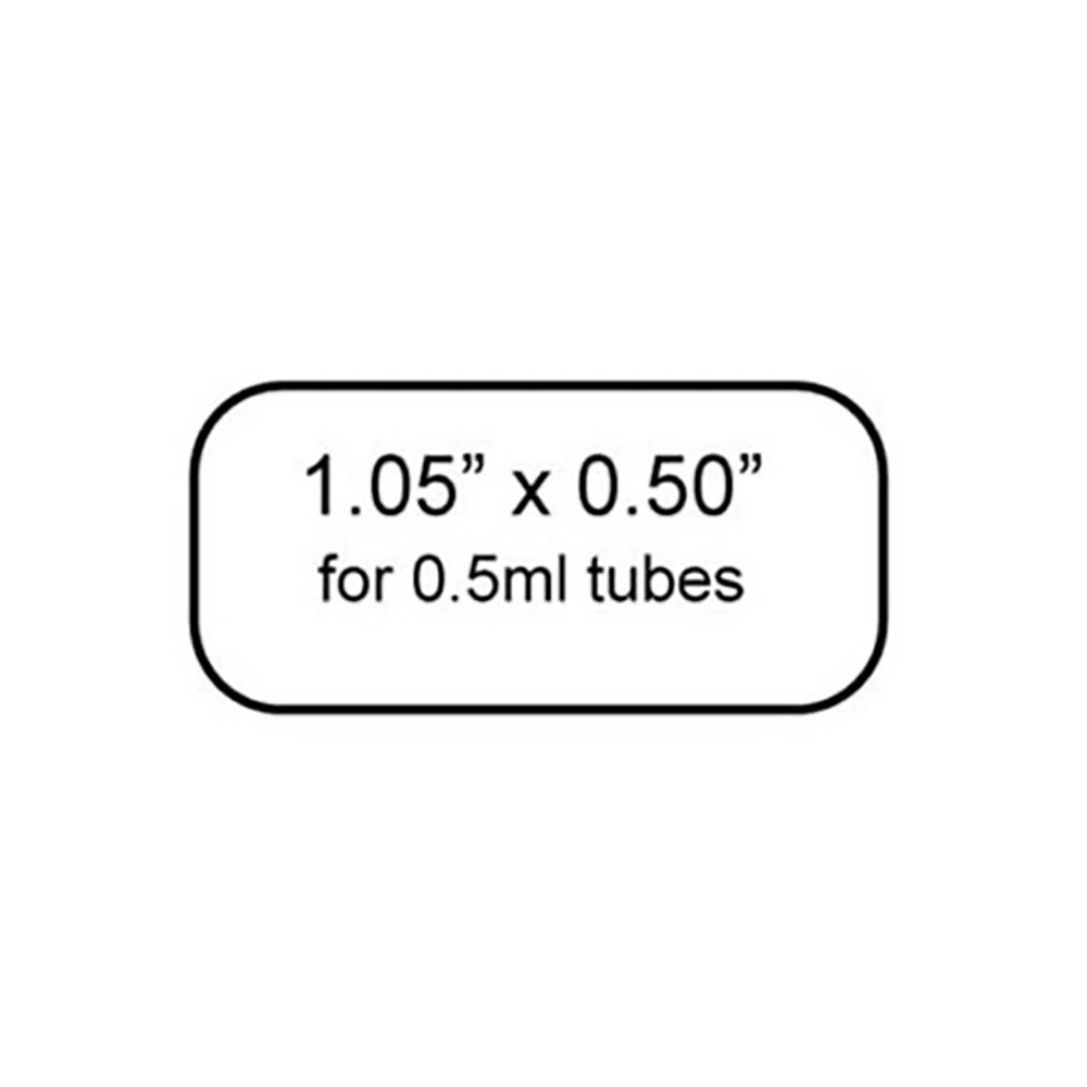 Diversified Biotech DTCR-4500,  1/2in, White, 4,000 Labels/Unit secondary image