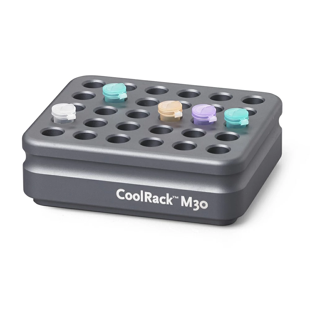 BioCision BCS-108, CoolRack M30, gray 30 x 1.5/2ml microfuge tubes, 1 Rack/Unit primary image