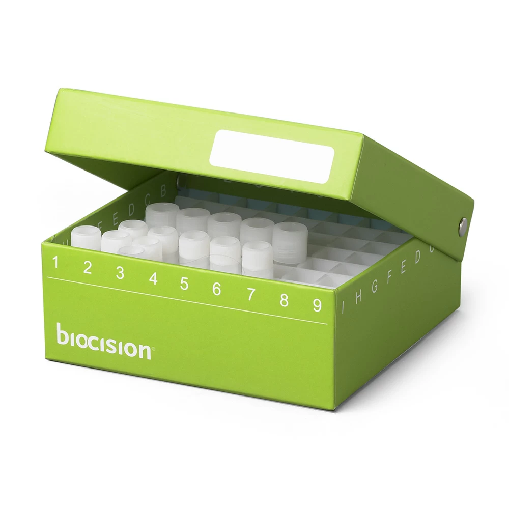 BioCision BCS-206G,  81 Cryogenic Vials, 5 Cryboxes/Unit primary image
