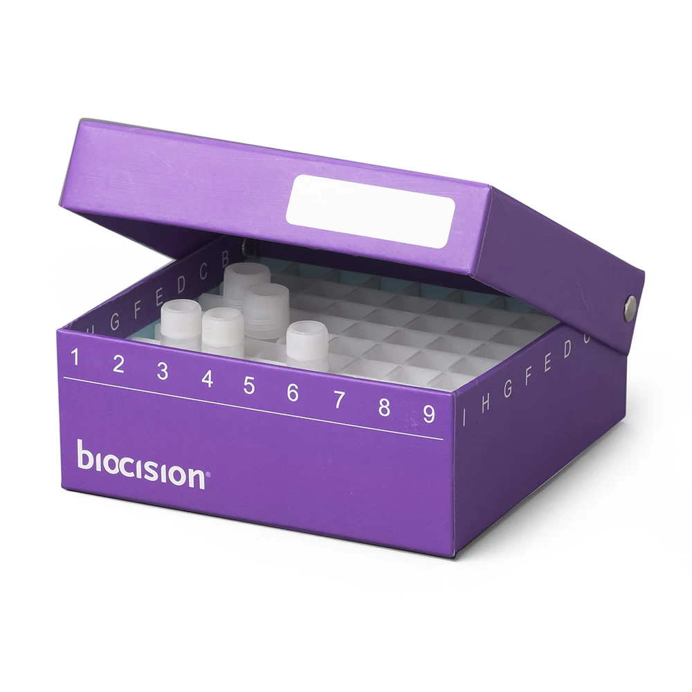 BioCision BCS-206P,  81 Cryogenic Vials, 5 Cryboxes/Unit primary image