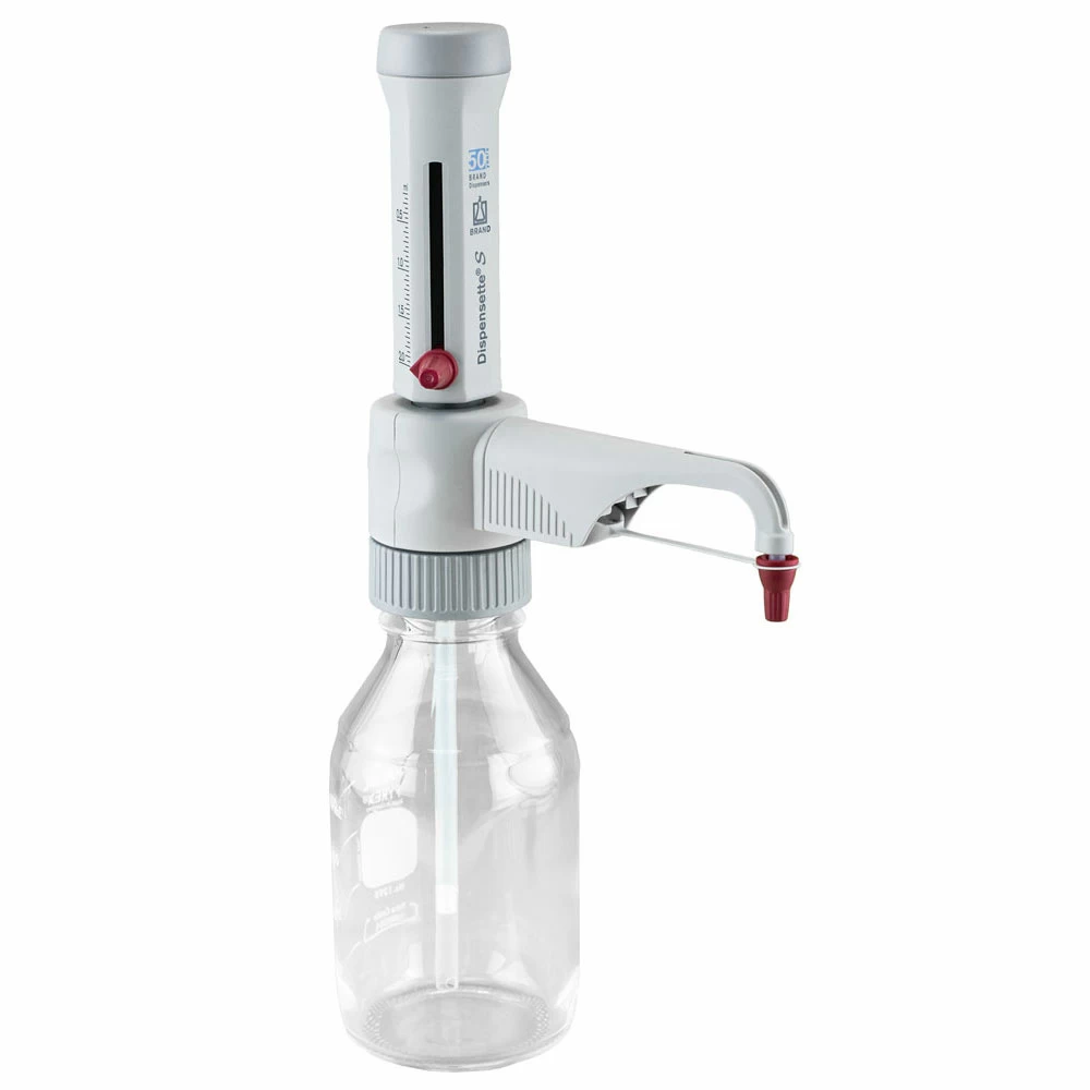 BrandTech Scientific 4600120 Dispensette S Analog 0.2-2ml, Standard Valve, 1 Bottletop Dispenser/Unit primary image