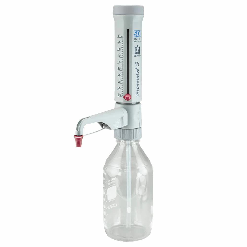 BrandTech Scientific 4600170 Dispensette S Analog 10-100ml, Standard Valve, 1 Bottletop Dispenser/Unit secondary image