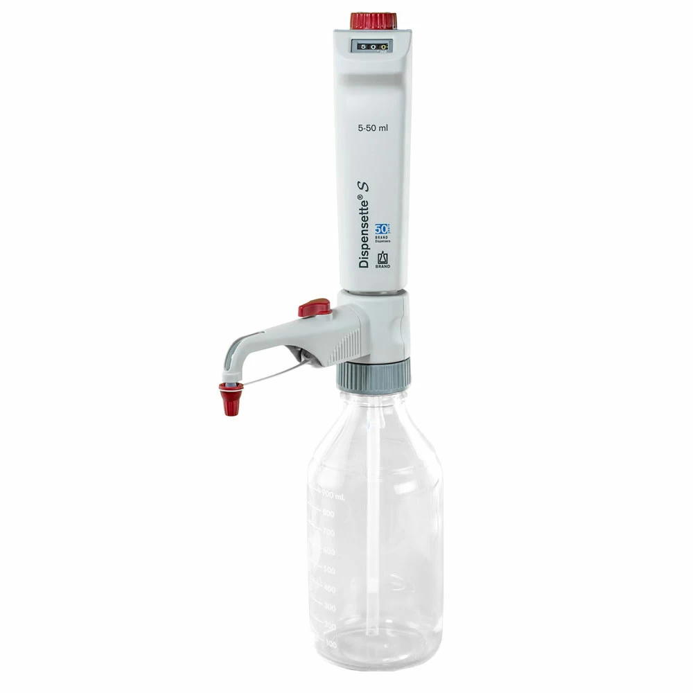 BrandTech Scientific 4600361 Dispensette S Digital 5-50ml, Recirculation Valve, 1 Bottletop Dispenser/Unit secondary image