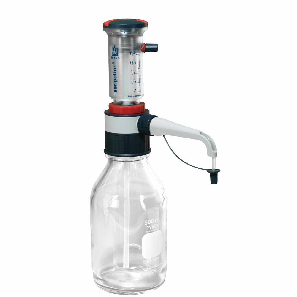 BrandTech Scientific 4720120 Seripettor Bottletop Dispenser, 0.2 - 2ml, 1 Bottletop Dispenser/Unit primary image