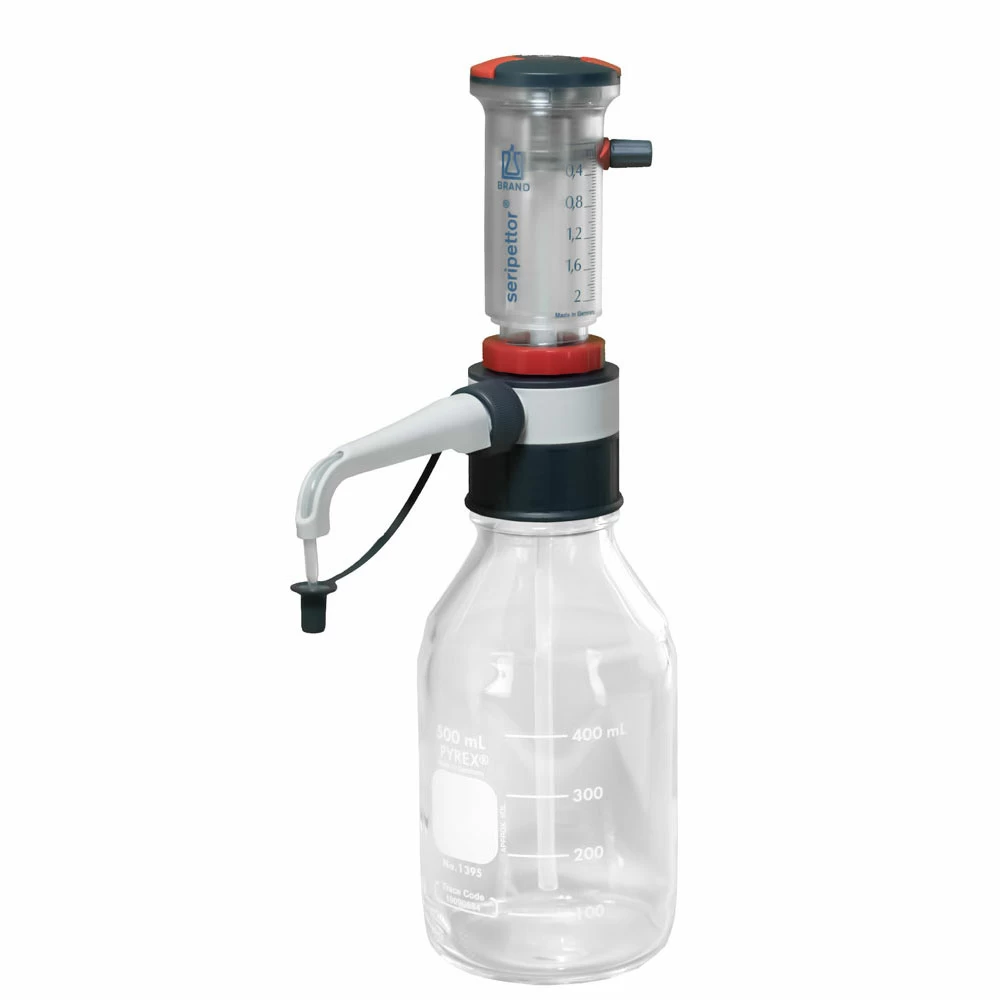 BrandTech Scientific 4720120 Seripettor Bottletop Dispenser, 0.2 - 2ml, 1 Bottletop Dispenser/Unit quaternary image