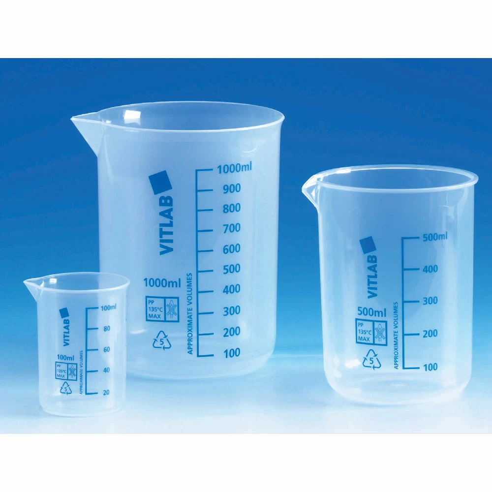 BrandTech Scientific V608081,  Polypropylene, 12 Beakers/Unit primary image