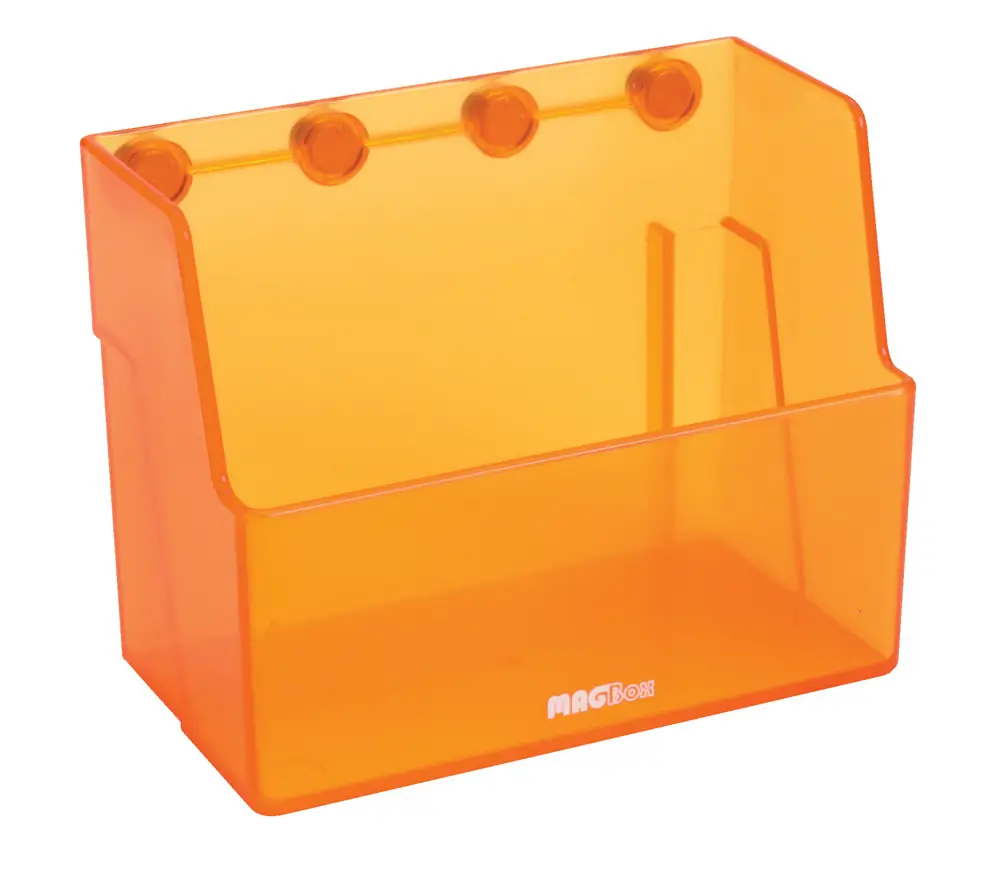 Genesee Scientific 93-249 Magnetic Storage Box, Orange, 1 Box/Unit Primary Image