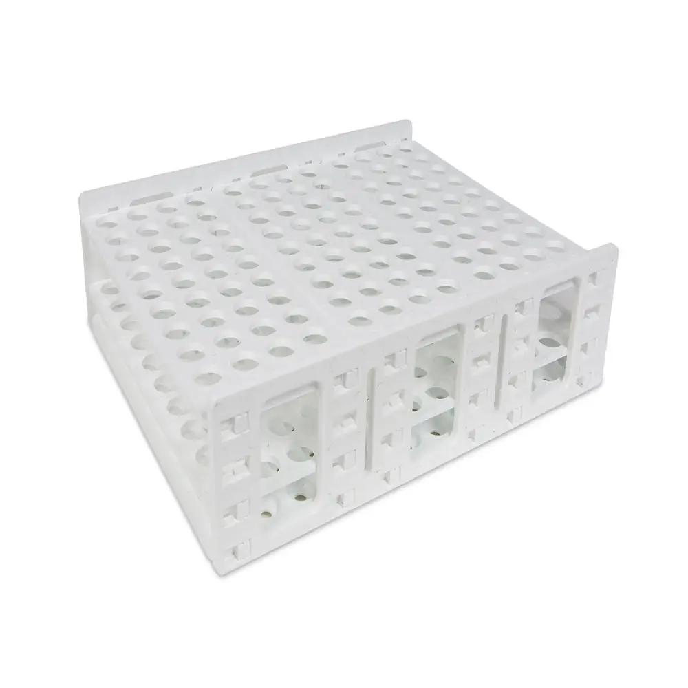 Genesee Scientific 93-277 XL Tube Rack for 18-20mm Tubes, White, 1 Rack/Unit Secondary Image