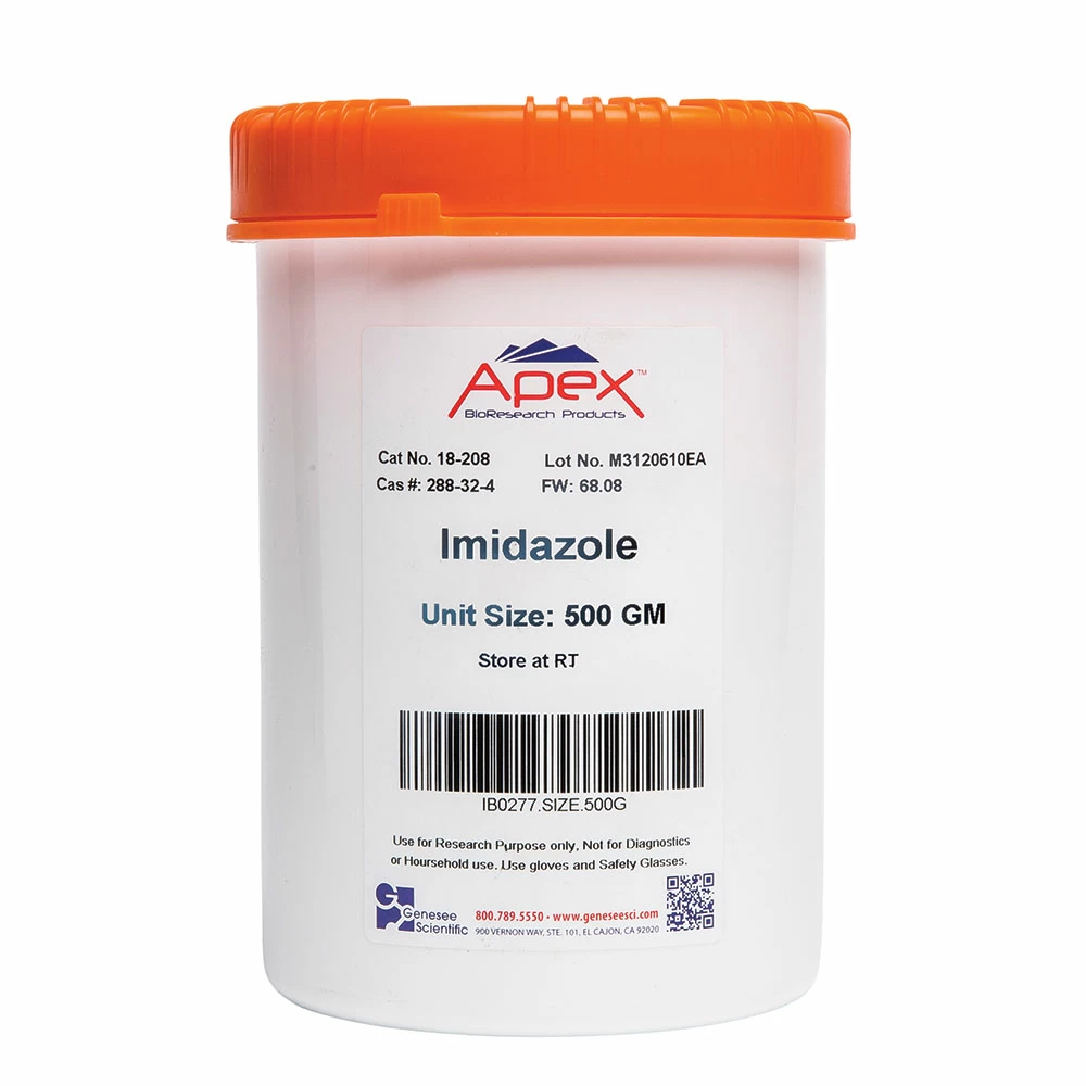 Apex Bioresearch Products 18-208 Imidazole, Molecular/Proteomic Grade, 500g/Unit primary image