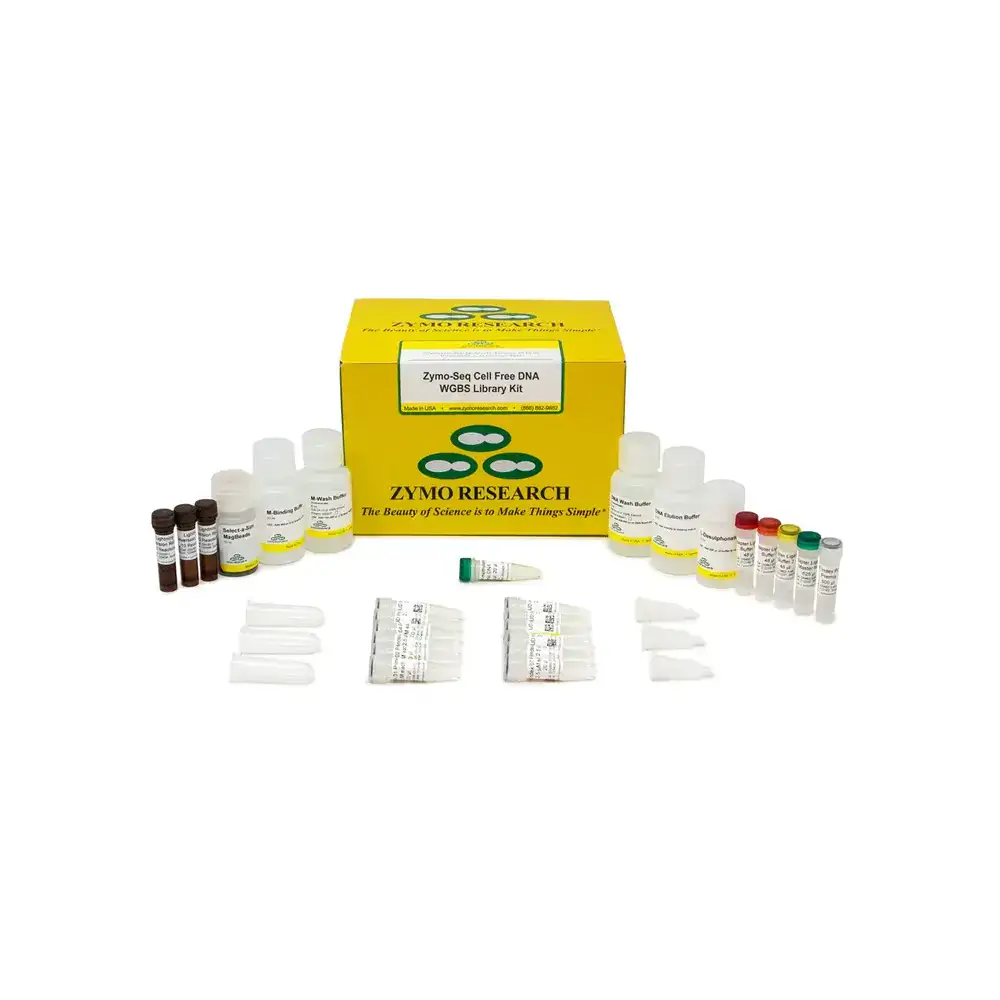 Zymo Research D5463 Zymo-Seq Cell Free DNA WGBS Library Kit, Zymo Research, 96 Preps/Unit Primary Image