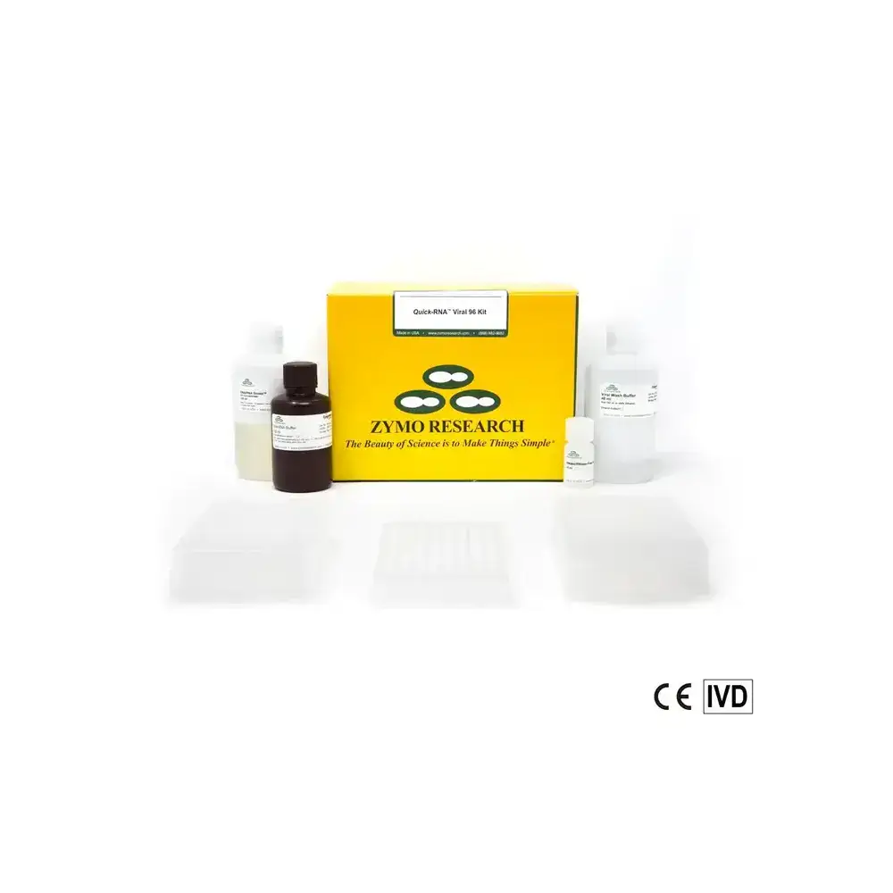 Zymo Research R1040-E Quick-RNA Viral 96 Kit - DX, CE-IVD Certified, 2 x 96 Preps/Unit Primary Image