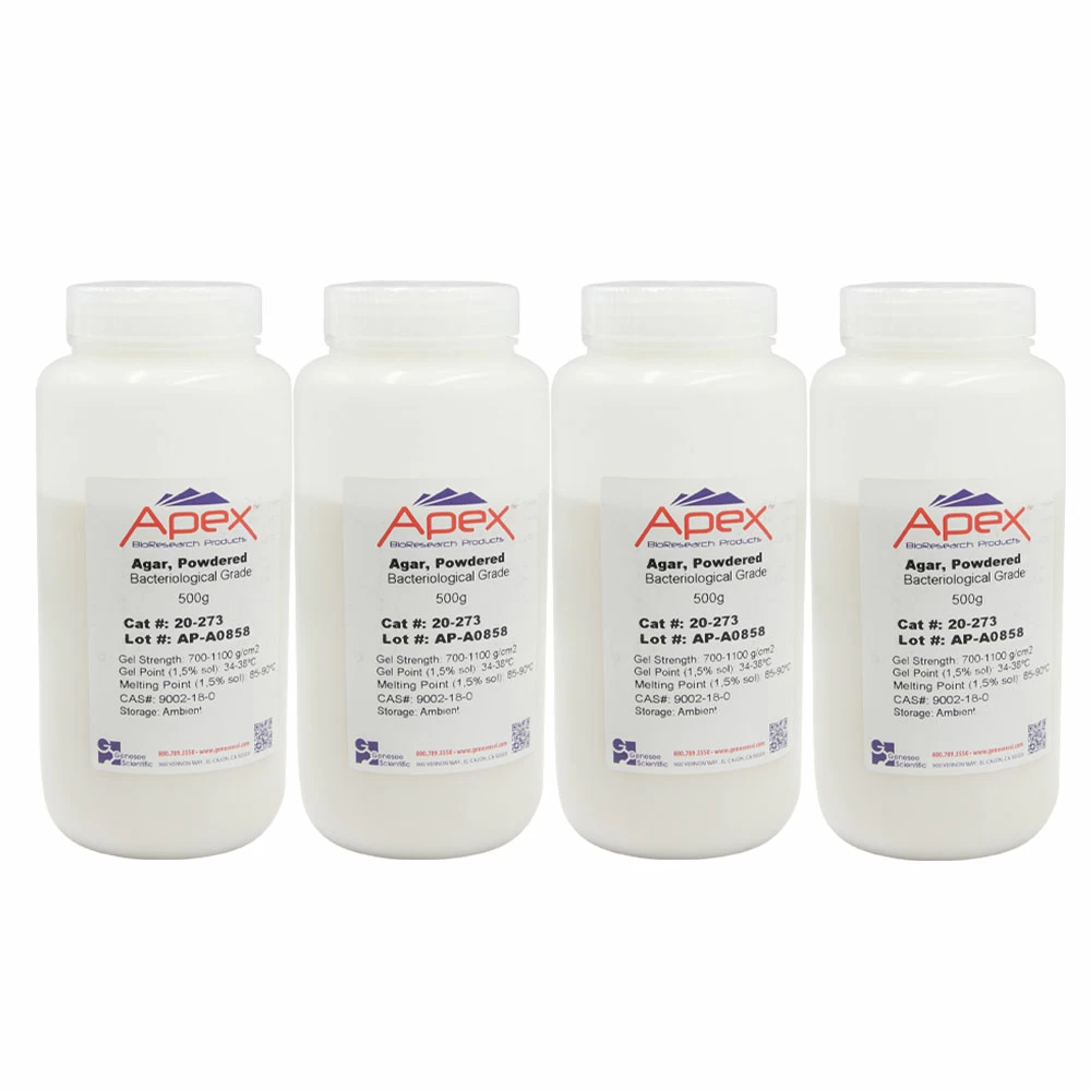 Apex Bioresearch Products 20-274 Apex Powdered Agar, 2kg, Bacteriological Grade, 2kg/Unit primary image