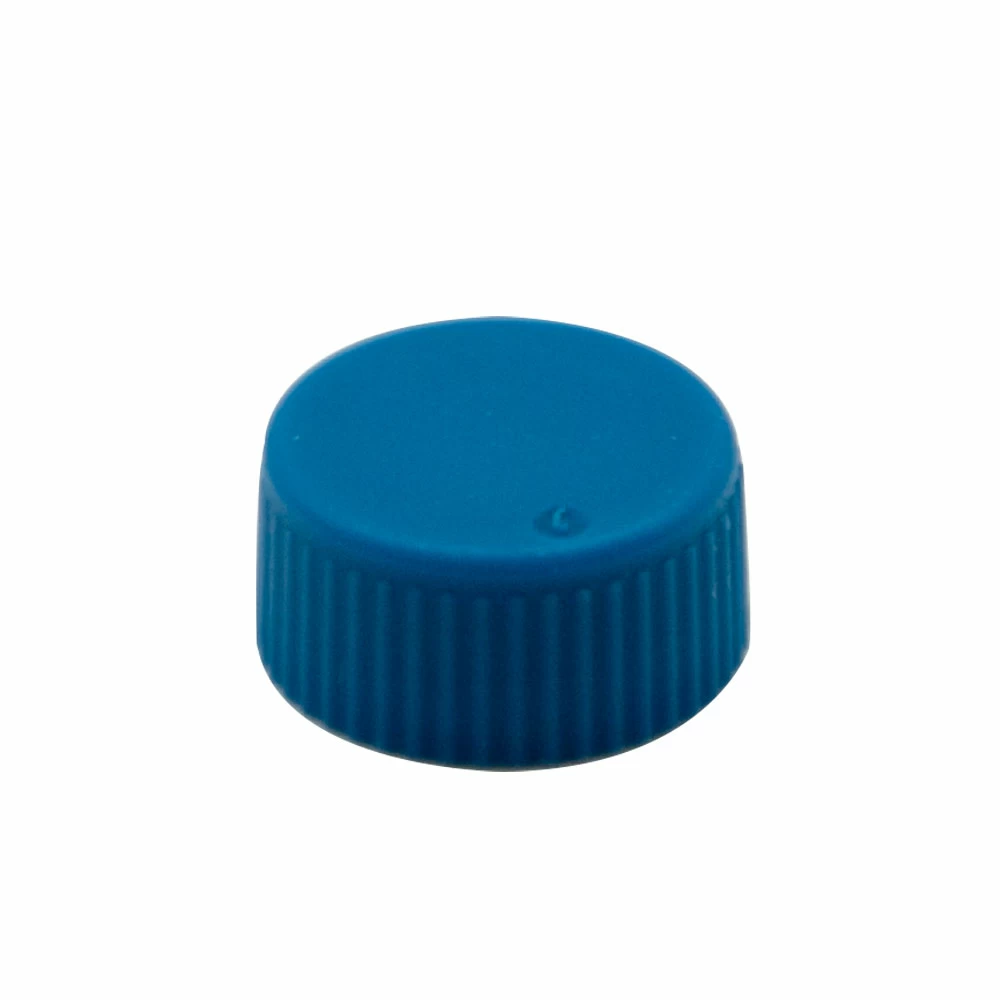 Olympus Plastics 21-266B, Olympus Screw-Caps, Blue With O-Ring, Bag of 500 Caps/Unit primary image