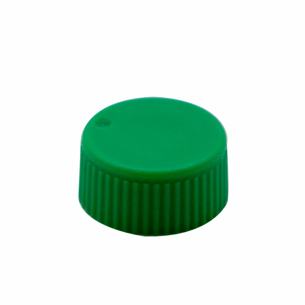 Olympus Plastics 21-266G, Olympus Screw-Caps, Green With O-Ring, Bag of 500 Caps/Unit primary image