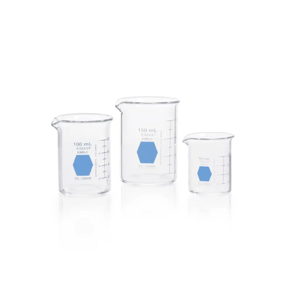 DWK Life Sciences 14000B-600 Beaker,Griffin,Low,Blu Scale,600ml, KIMBLE