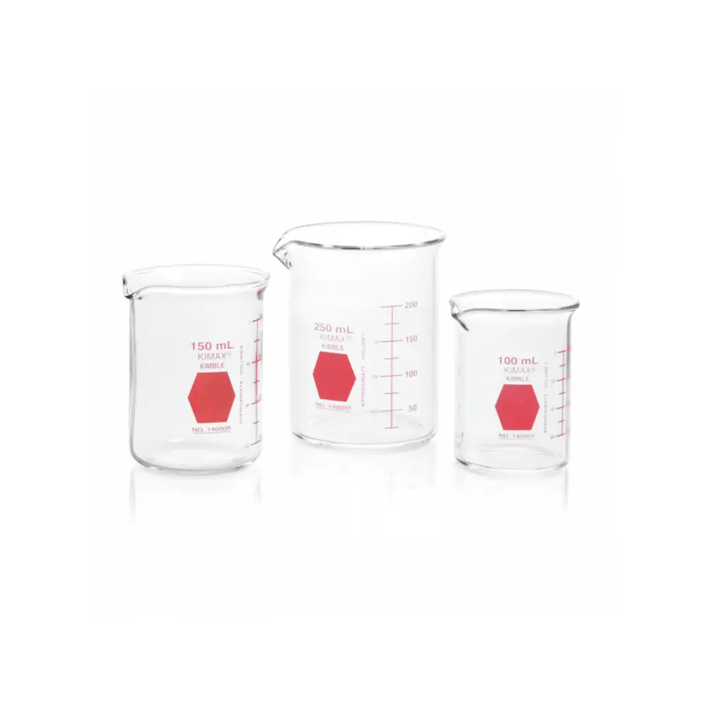 DWK Life Sciences 14000R-600 Beaker,Griffin,Low,Red Scale,600ml, KIMBLE