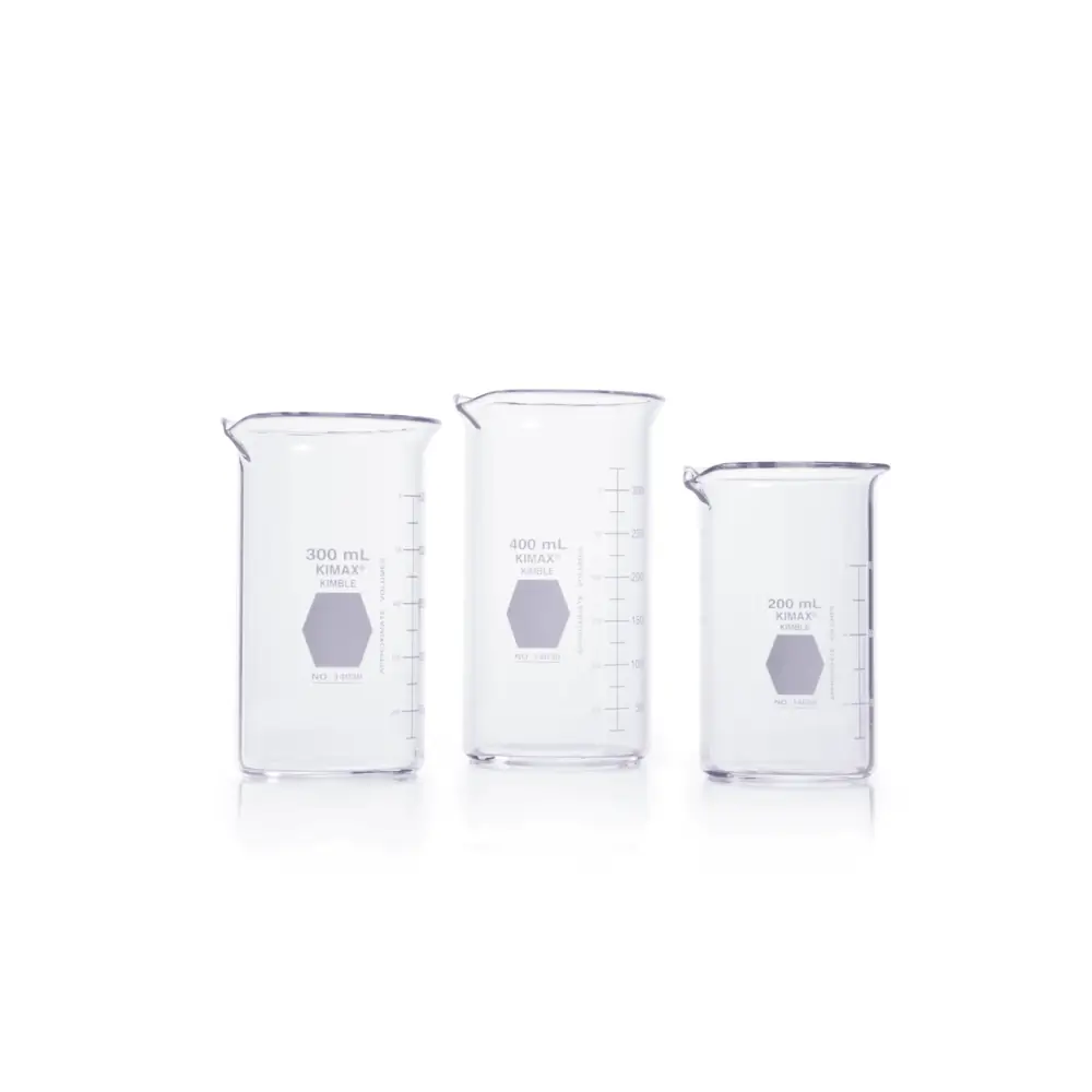 DWK Life Sciences 14030-100 Beaker,Berzelius,Tall,Spout,Scale,100ml, KIMBLE