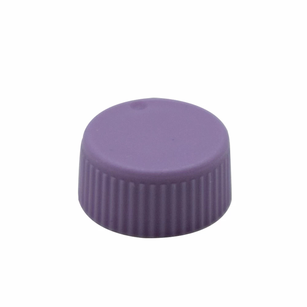 Olympus Plastics 21-266L, Olympus Screw-Caps, Violet With O-Ring, Bag of 500 Caps/Unit primary image