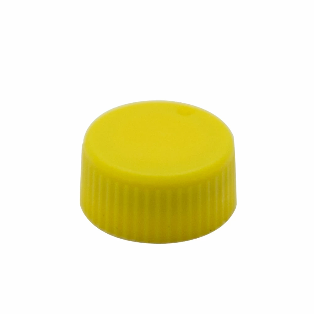 Olympus Plastics 21-266Y, Olympus Screw-Caps, Yellow With O-Ring, Bag of 500 Caps/Unit primary image